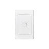 SWITCH 1GANG VERTICAL 10A WHITE