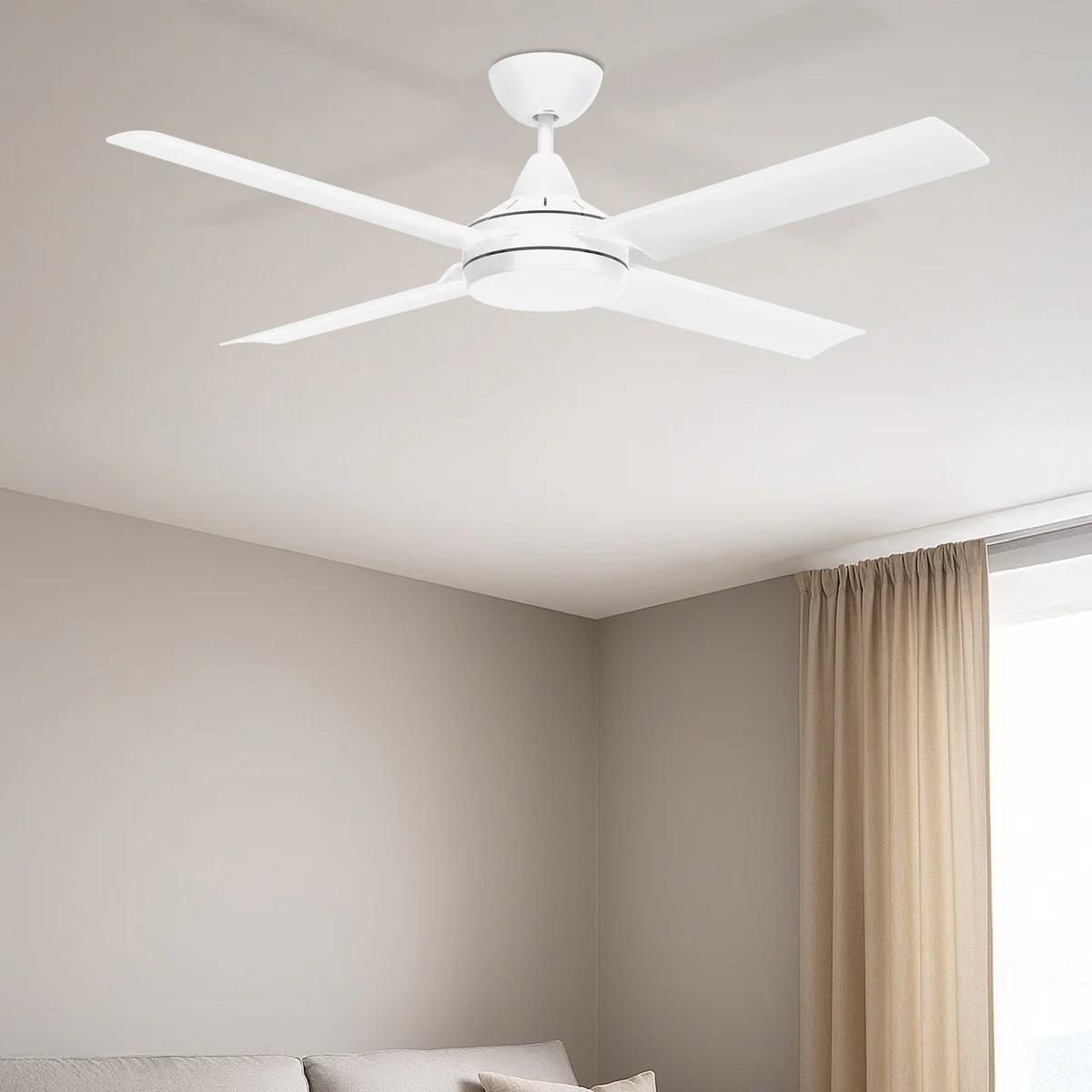 C/FAN CAIRNS 48IN 1220MM 4BL AC WHITE
