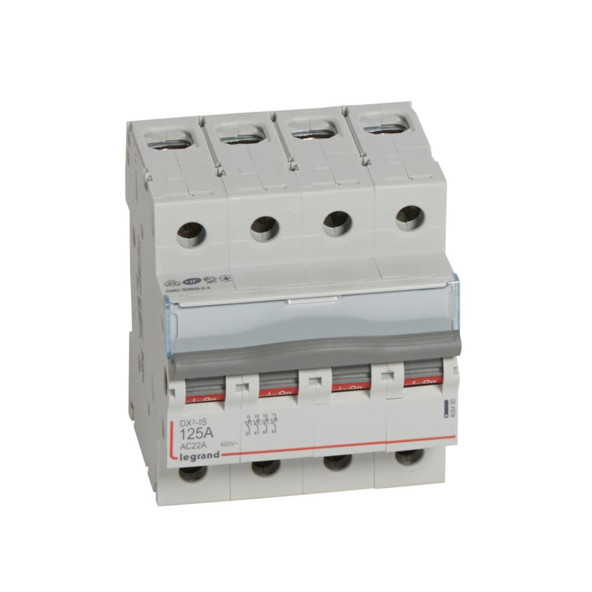 ISOLATING SWITCH DX3 4P 125A