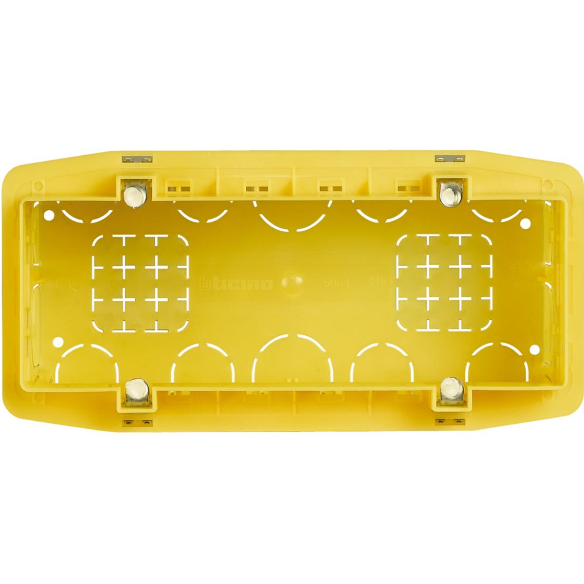 MOUNTING BOX 183X90X54MM 6 MODULE FRAME