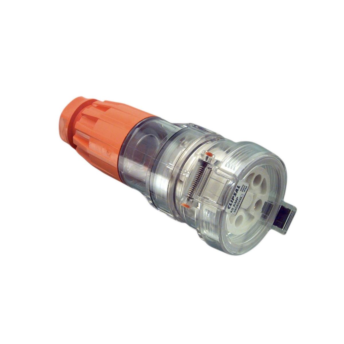 SOCKET EXTENSION IP66 4 PIN 40A 500V ORG
