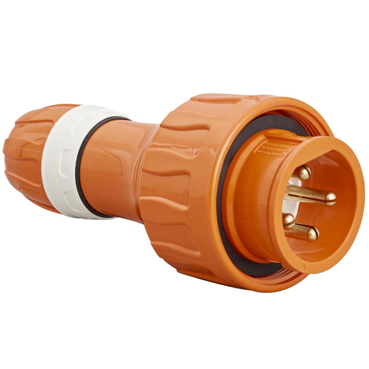 PLUG TOP IP66 STR 4PIN 20A 500V R/ORG