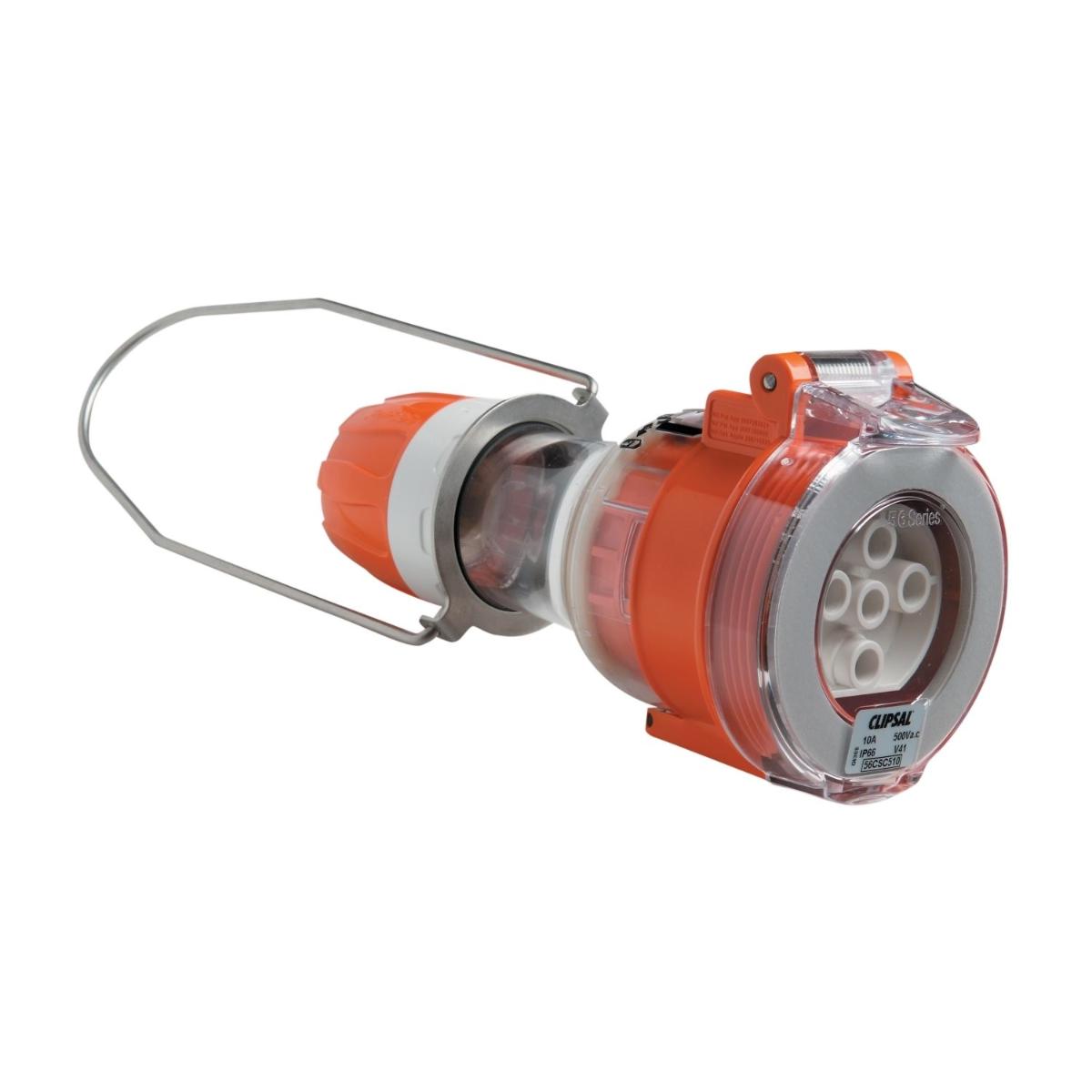 PENDANT OUTLET IP66 5 PIN 20A 500V ORG