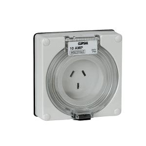 OUTLET SOCKET IP66 3PIN 10A 250V L/E R/O