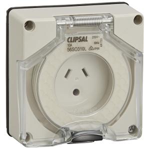 OUTLET IP66 3PIN RND ETH 10A 250V L/E GR OUTLET IP66 3PIN RND ETH 10A 250V L/E GR