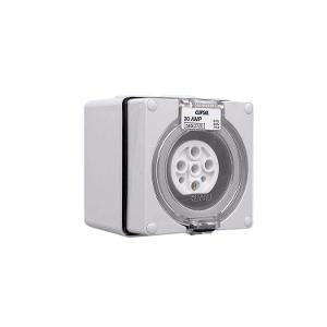 OUTLET SOCKET IP66 7PIN 20A 500V GREY OUTLET SOCKET IP66 7PIN 20A 500V GREY