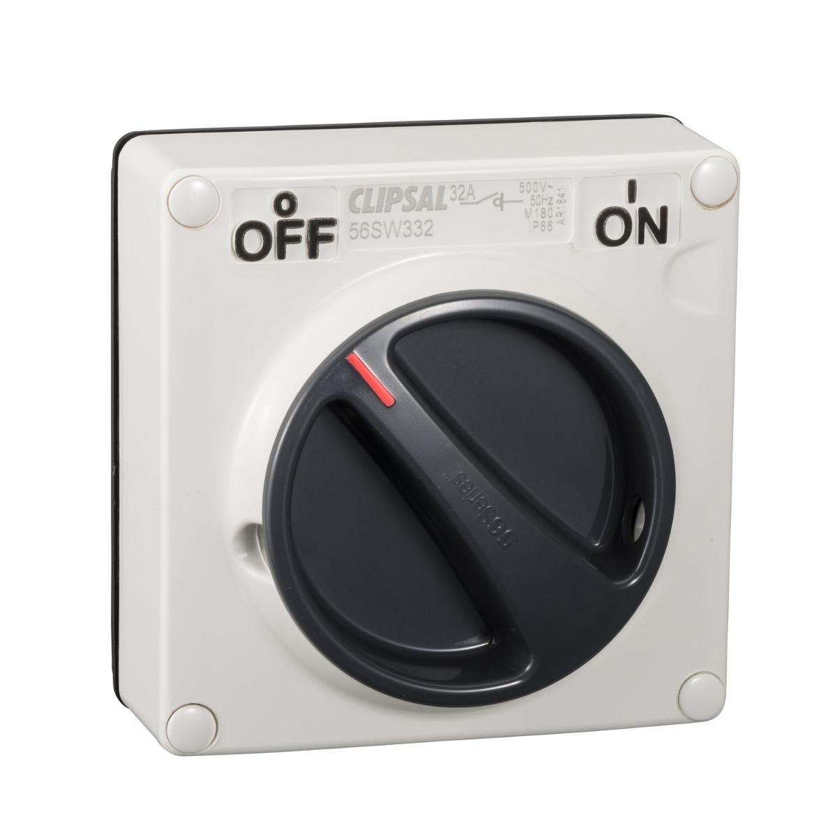SWITCH SURF IP66 1G 3P 32A L/E