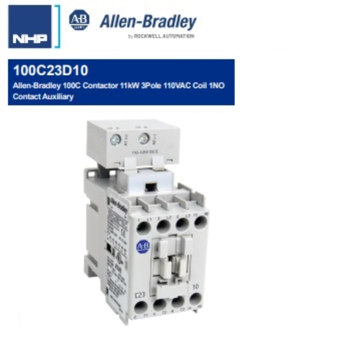 CONTACTOR 3P 23A AC3 11KW 110VAC COIL