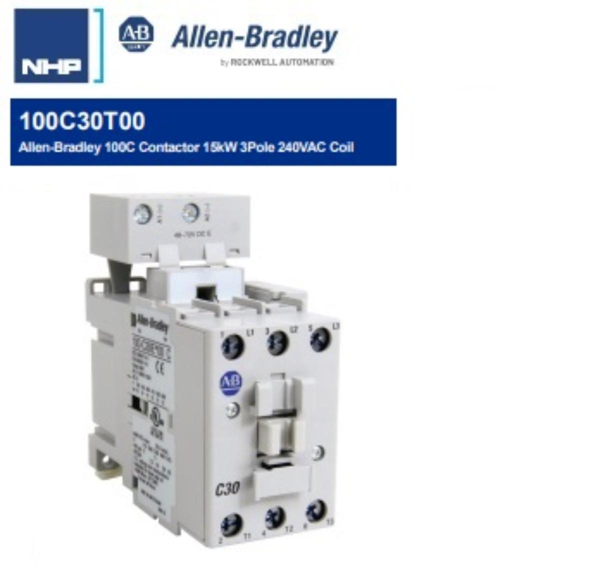 CONTACTOR 3P 30A AC3 15KW 240VAC COIL