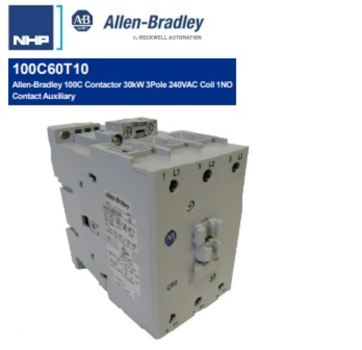 CONTACTOR 3P 60A AC3 32KW 240VAC COIL