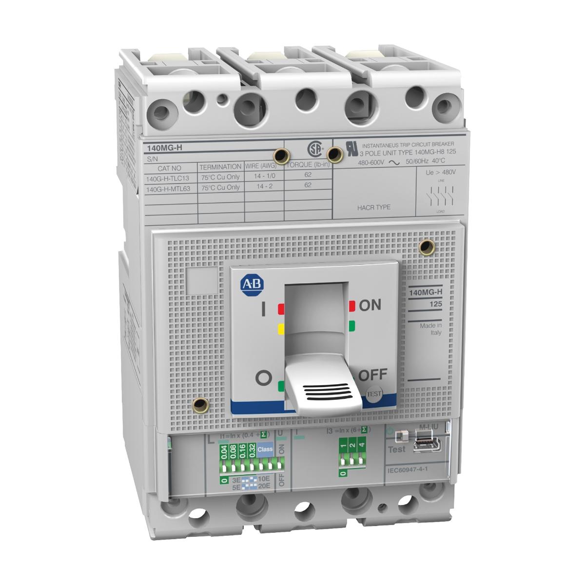 MOTOR PROTECT C/BRK 70KA 100A ELECTRONIC