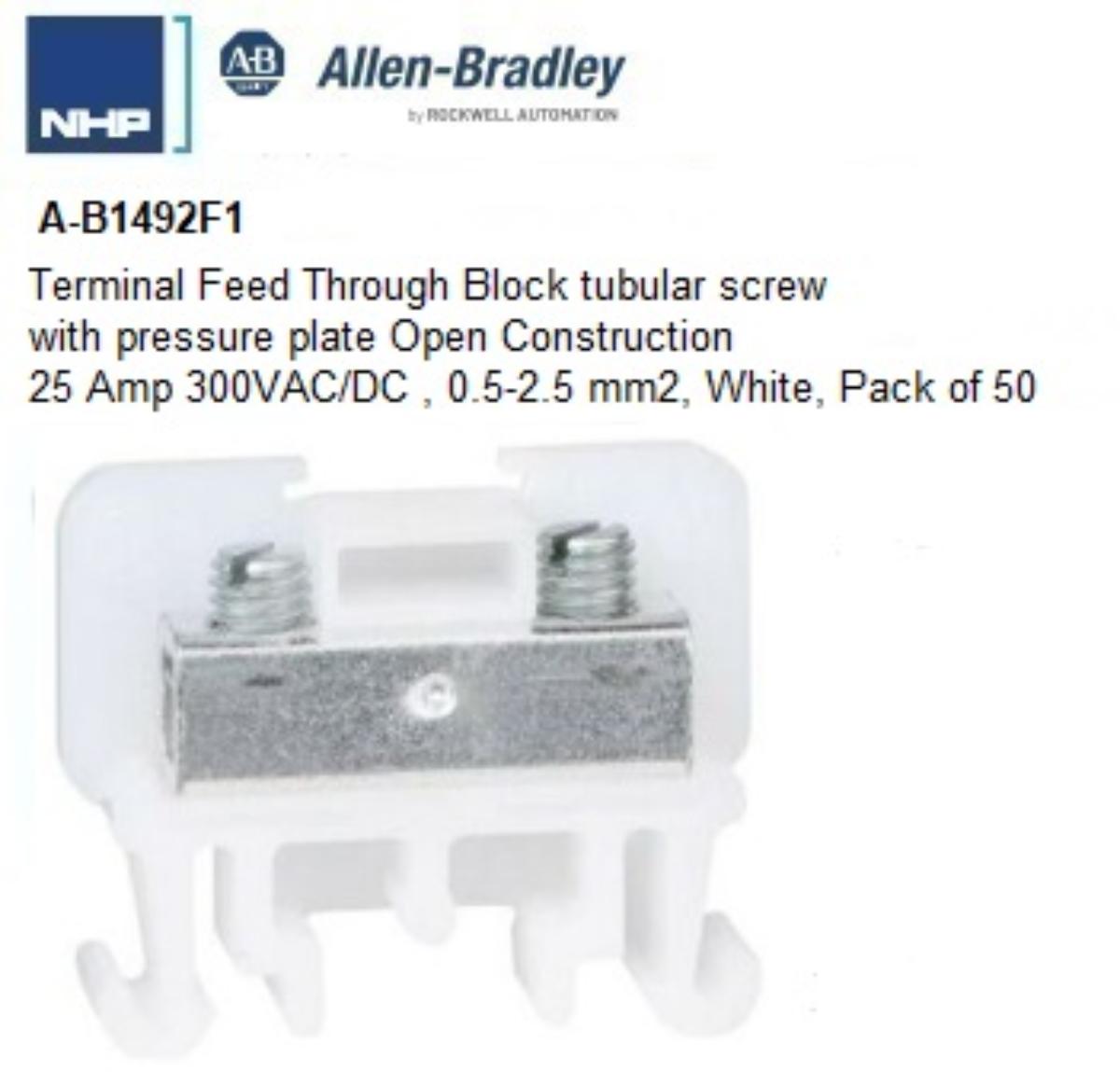 TERMINAL BLOCK TUBULAR SCREW 0.5-2.5MM2