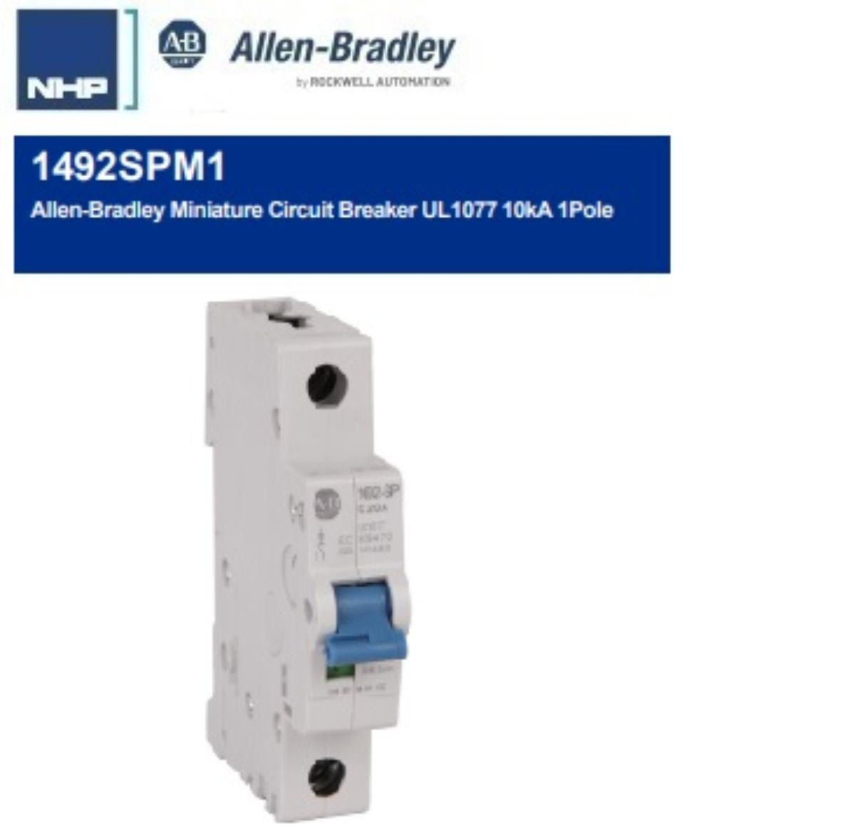 MCB UL1077 10KA 1P 1A C CURVE 1MODULE