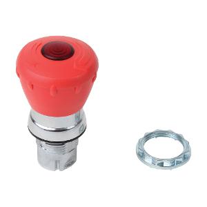 ILLUM P/B 22.5MM METAL M/H 40MM TTR RED ILLUM P/B 22.5MM METAL M/H 40MM TTR RED