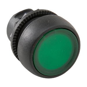 ILLUM P/B 22.5MM PLAS MOM FLUSH HD GREEN ILLUM P/B 22.5MM PLAS MOM FLUSH HD GREEN