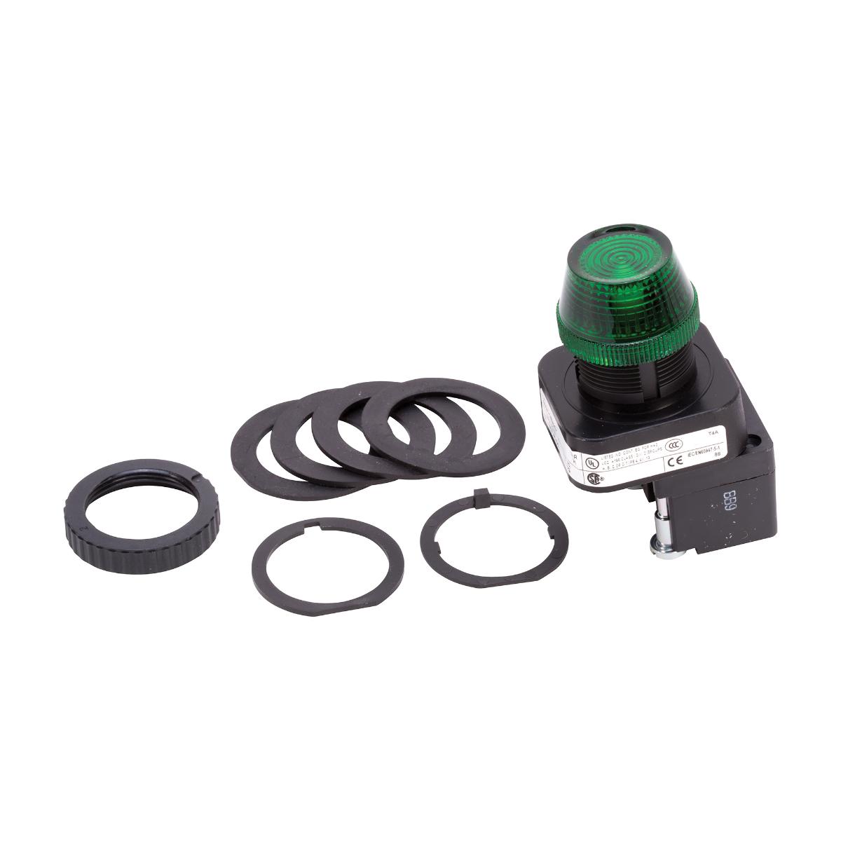 PILOT LIGHT 30.5MM LED 12-130V GREEN