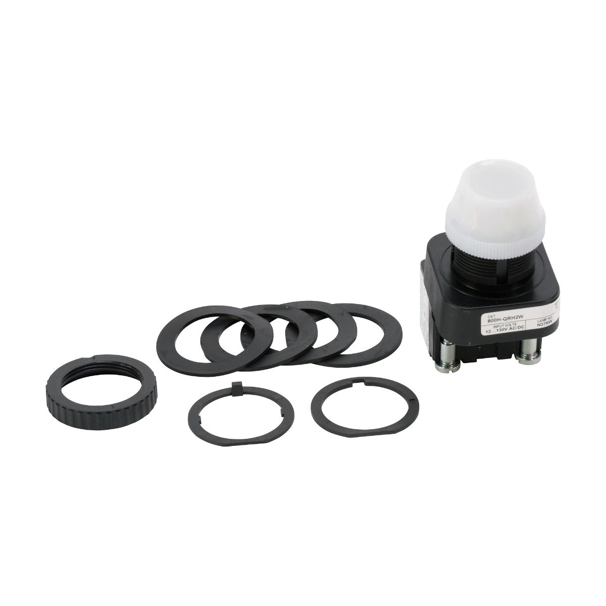 PILOT LIGHT 30.5MM LED 12-130V WHITE