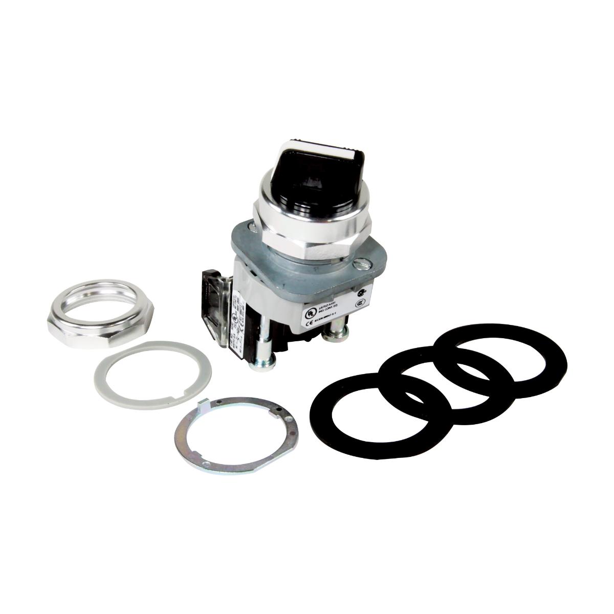 NON ILL SEL SW 30.5MM 2POS 1NO 1NC WHITE