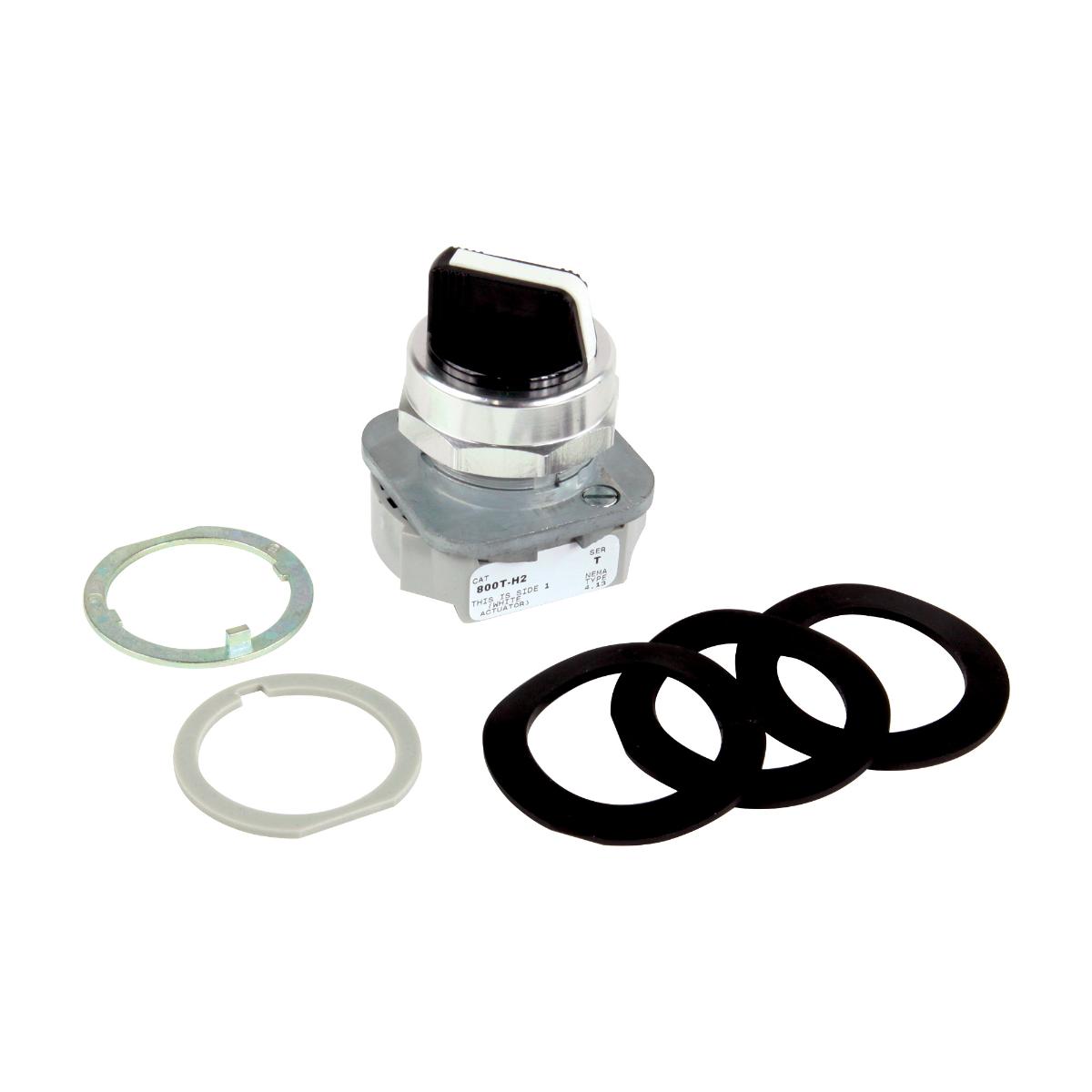 NON ILL SEL SW 30.5MM 2P KNOB MAINT WHT