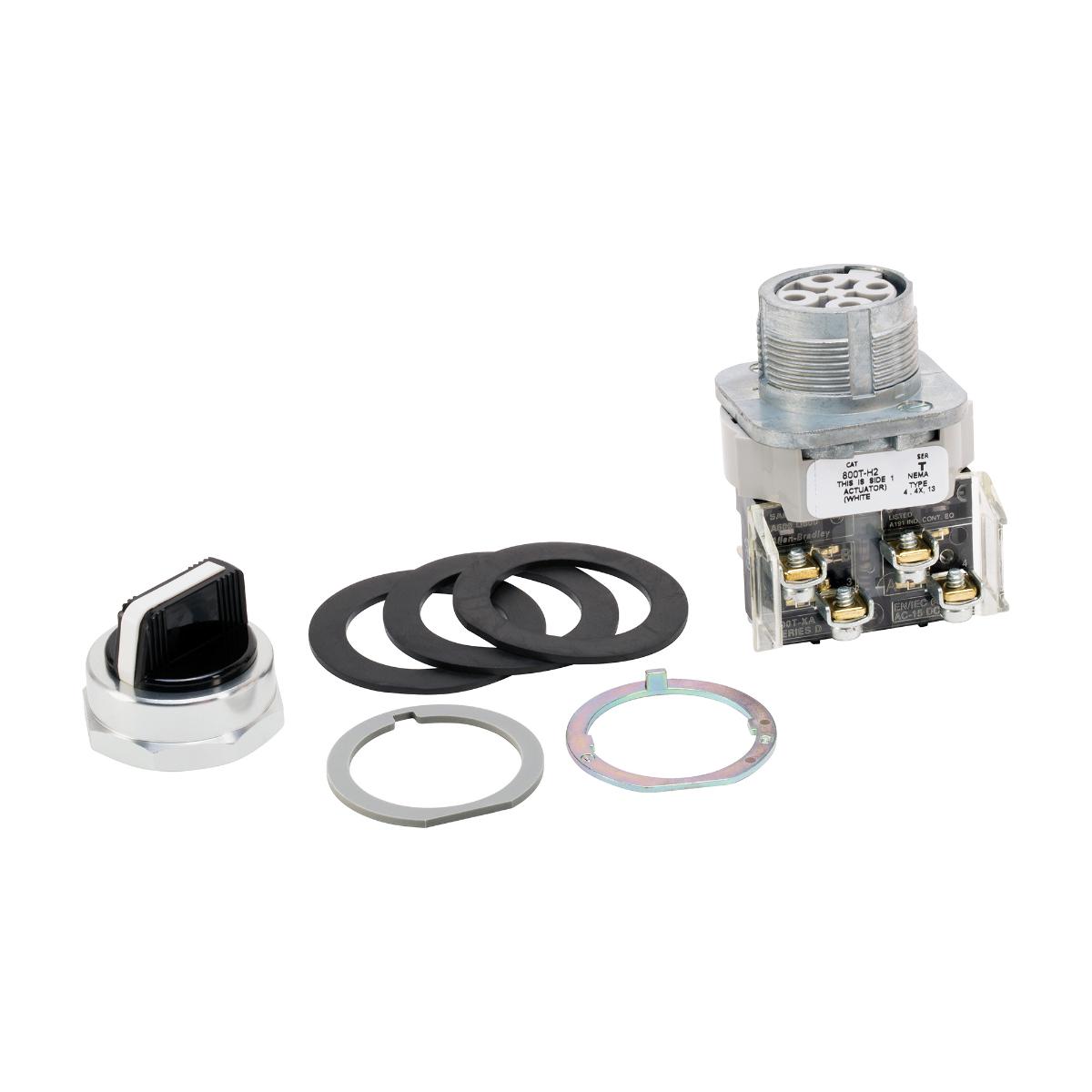NON ILL SEL SW 30.5MM 2P 1NO 1NC WHITE