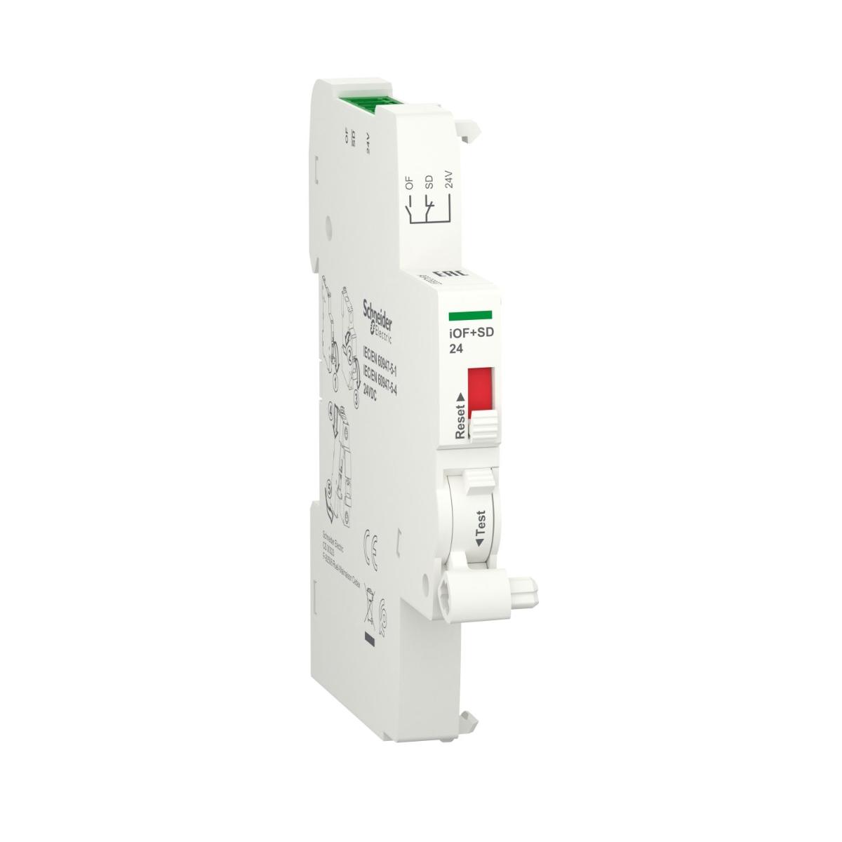 AUX CONTACT IOF+SD 1N/O 1N/C 24VDC