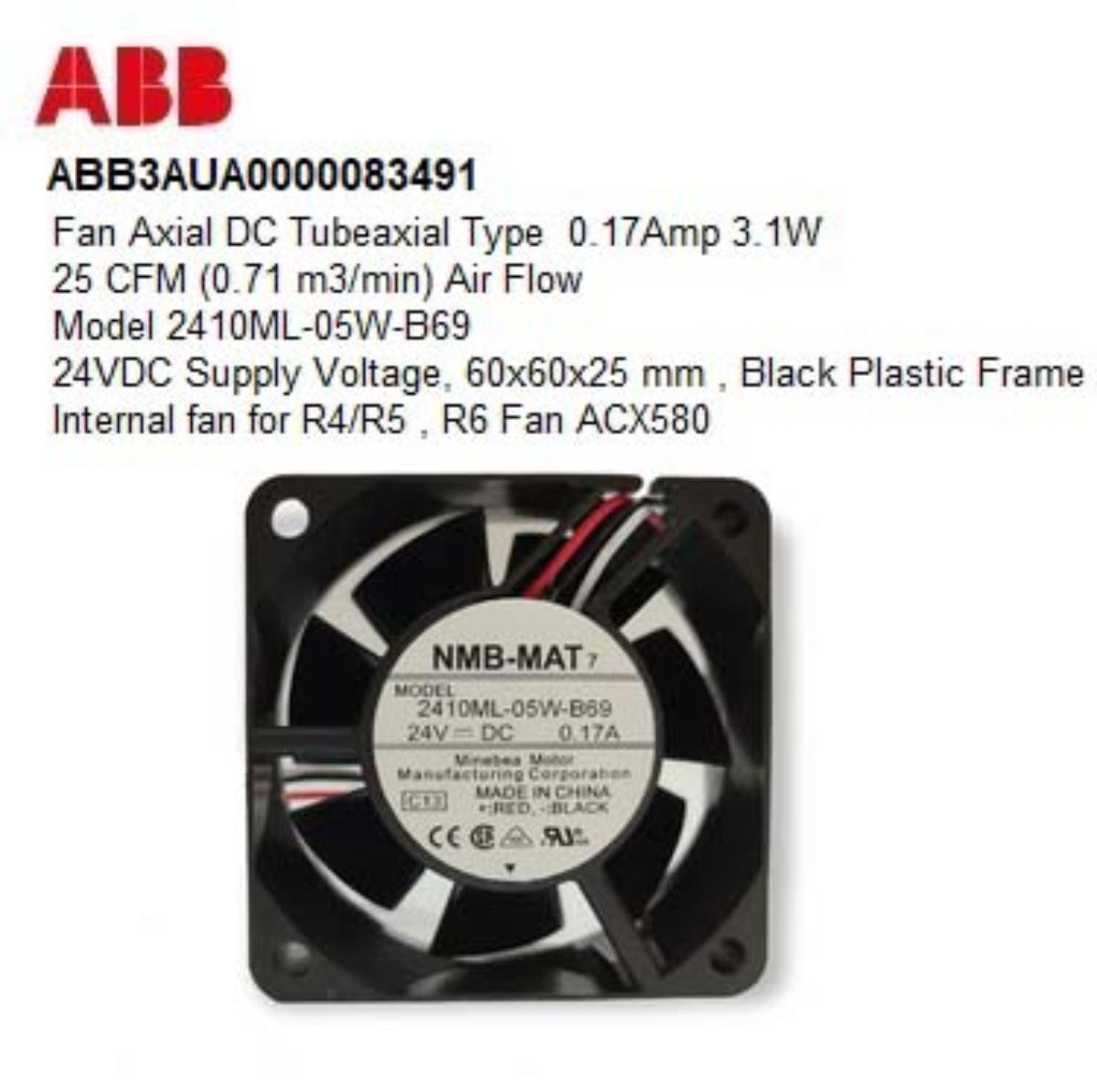 FAN AUXILIARY COOLING 3AUA0000083491