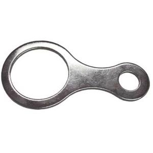 EARTH TAG 20MM NICKEL PLATED BRASS EARTH TAG 20MM NICKEL PLATED BRASS