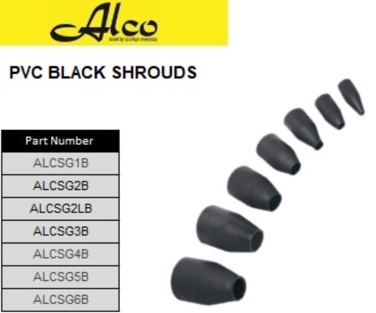 PVC SHROUD 12MM X 35MM BLACK