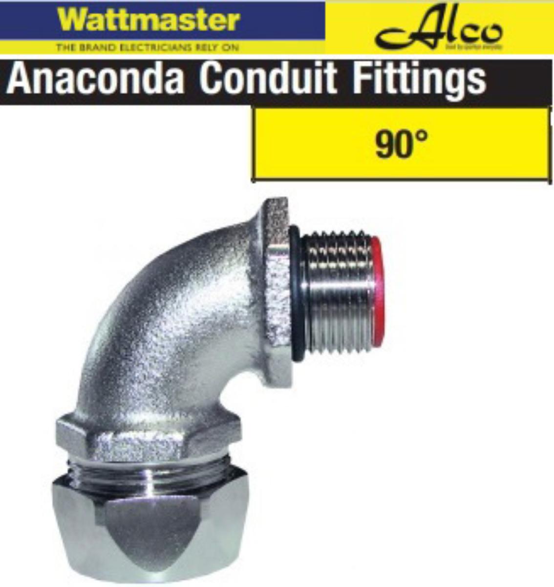 90 DEG CONDUIT FITTING 32MM N/P BRASS