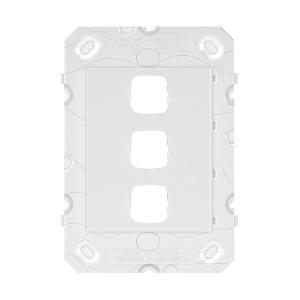 ARTEOR 3 GANG GRID ONLY C/WOUT MECH WHT ARTEOR 3 GANG GRID ONLY C/WOUT MECH WHT