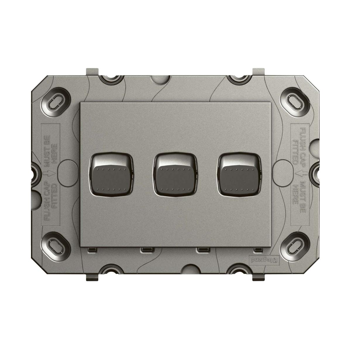 ARTEOR 3 GANG HORIZONTAL SW MAGNESIUM