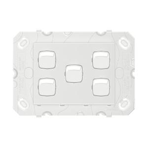 ARTEOR 5 GANG HORIZONTAL SW WHITE ARTEOR 5 GANG HORIZONTAL SW WHITE