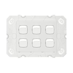 ARTEOR 6 GANG HORIZONTAL SW WHITE ARTEOR 6 GANG HORIZONTAL SW WHITE