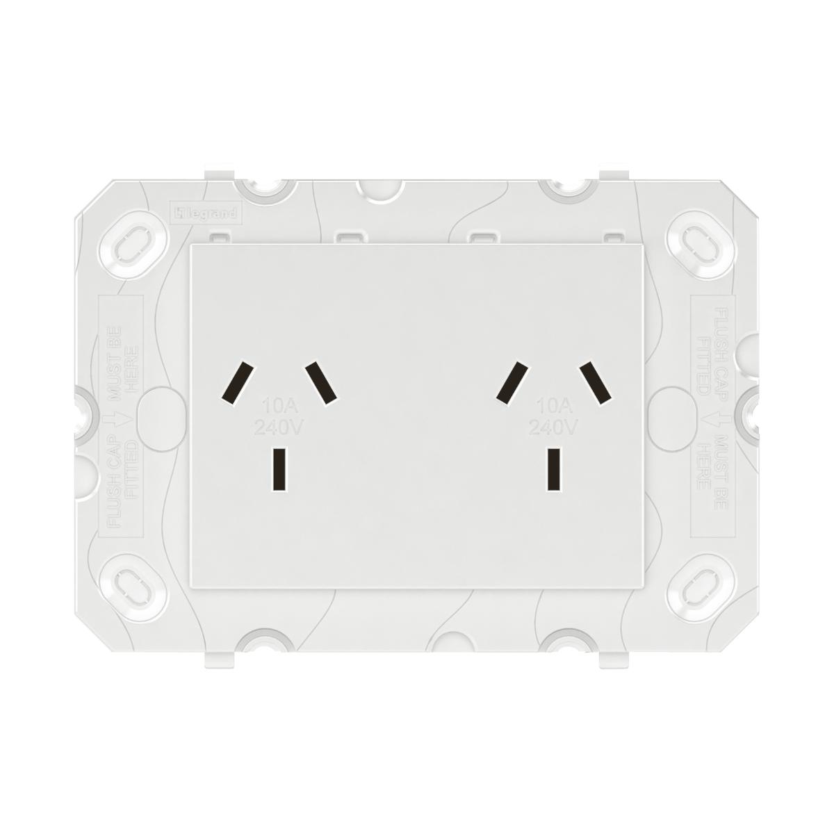 ARTEOR DBL GPO AUTOSWED 10A AUST WHT