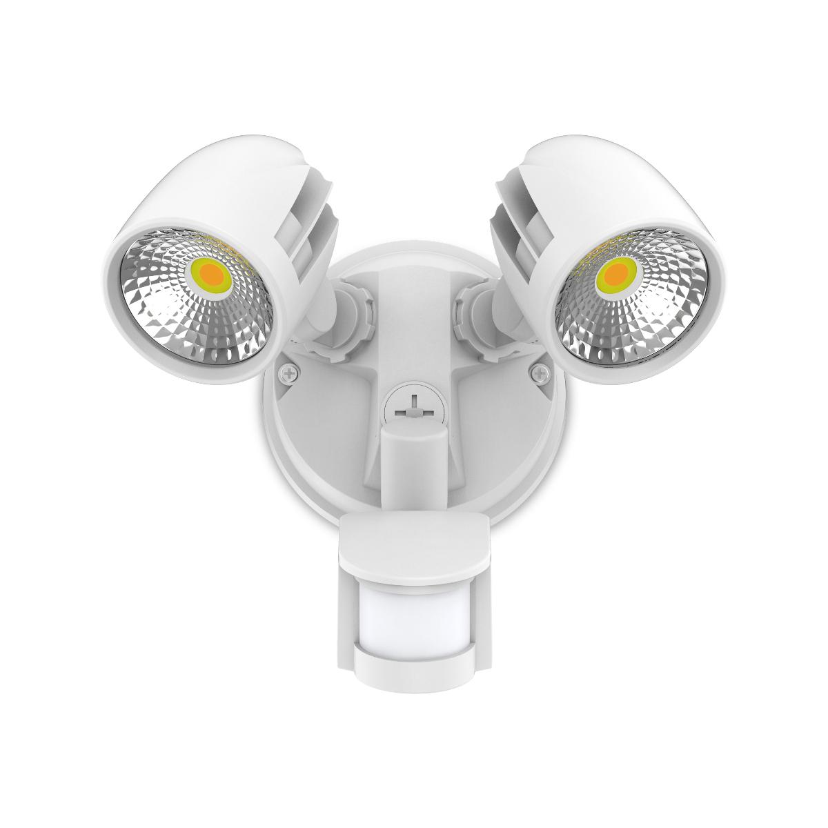LED SENSOR LIGHT CONDOR TWIN 24W CCT WHT