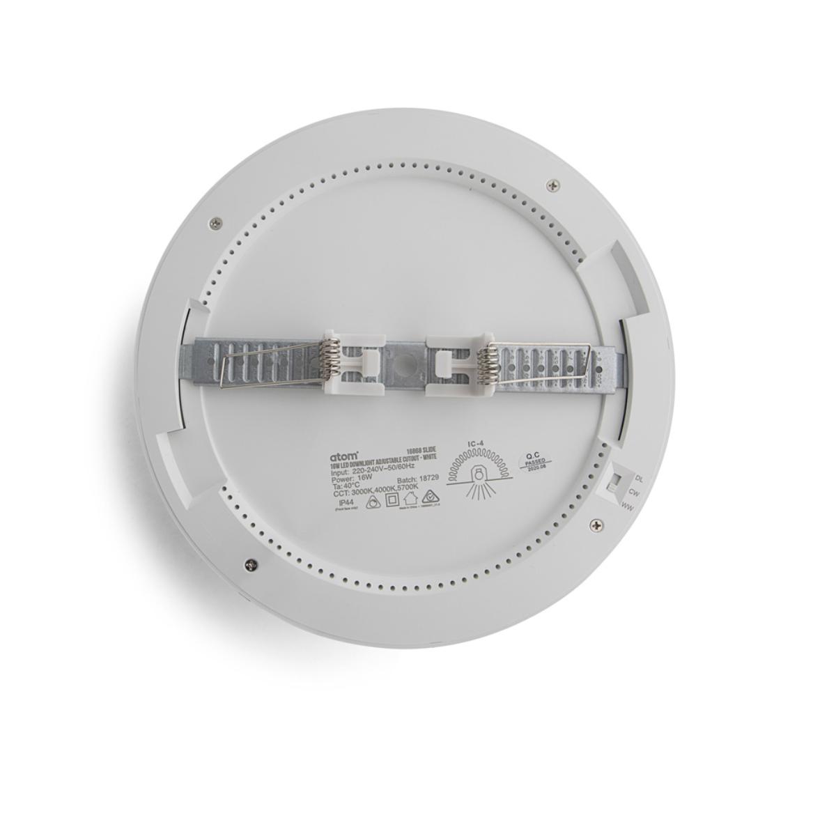 LED D/LIGHT SLIDE 16W CCT 65-205MM C/O