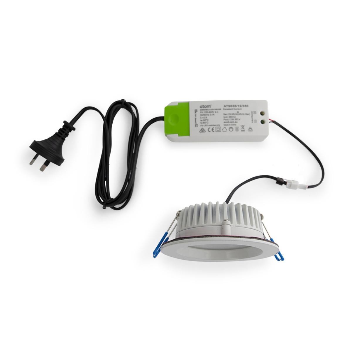 LED DOWNLIGHT FIRE RATED 12W 4000K DIMM