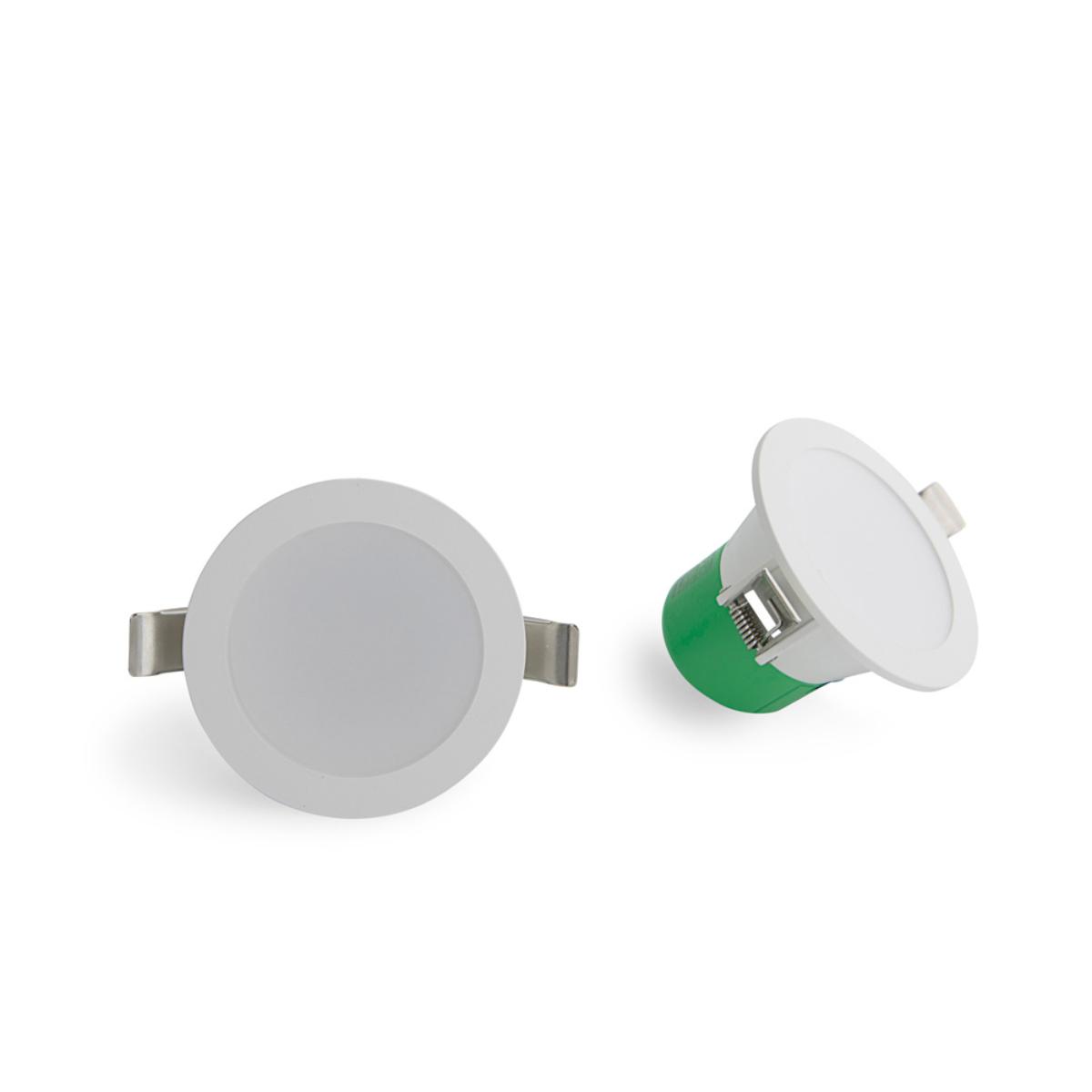 LED D/LIGHT 7W CCT 70MM C/O DIMM WHITE