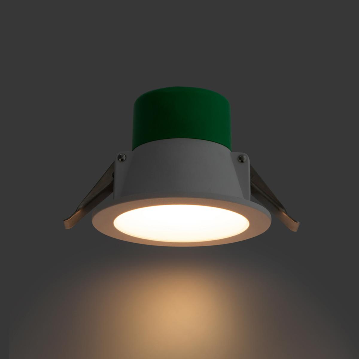 LED D/LIGHT 7W CCT 70MM C/O DIMM WHITE