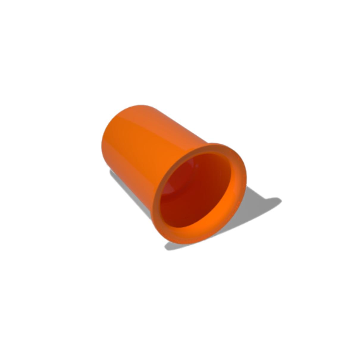 BELL MOUTH COUPLING 150mm ORANGE