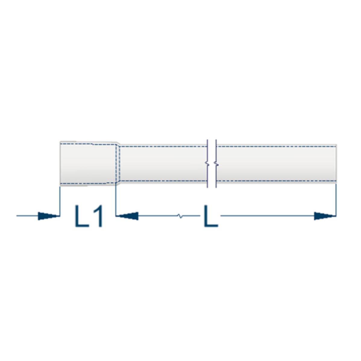 AIR CON & REFRIGERATION DRAIN PIPE 15MM