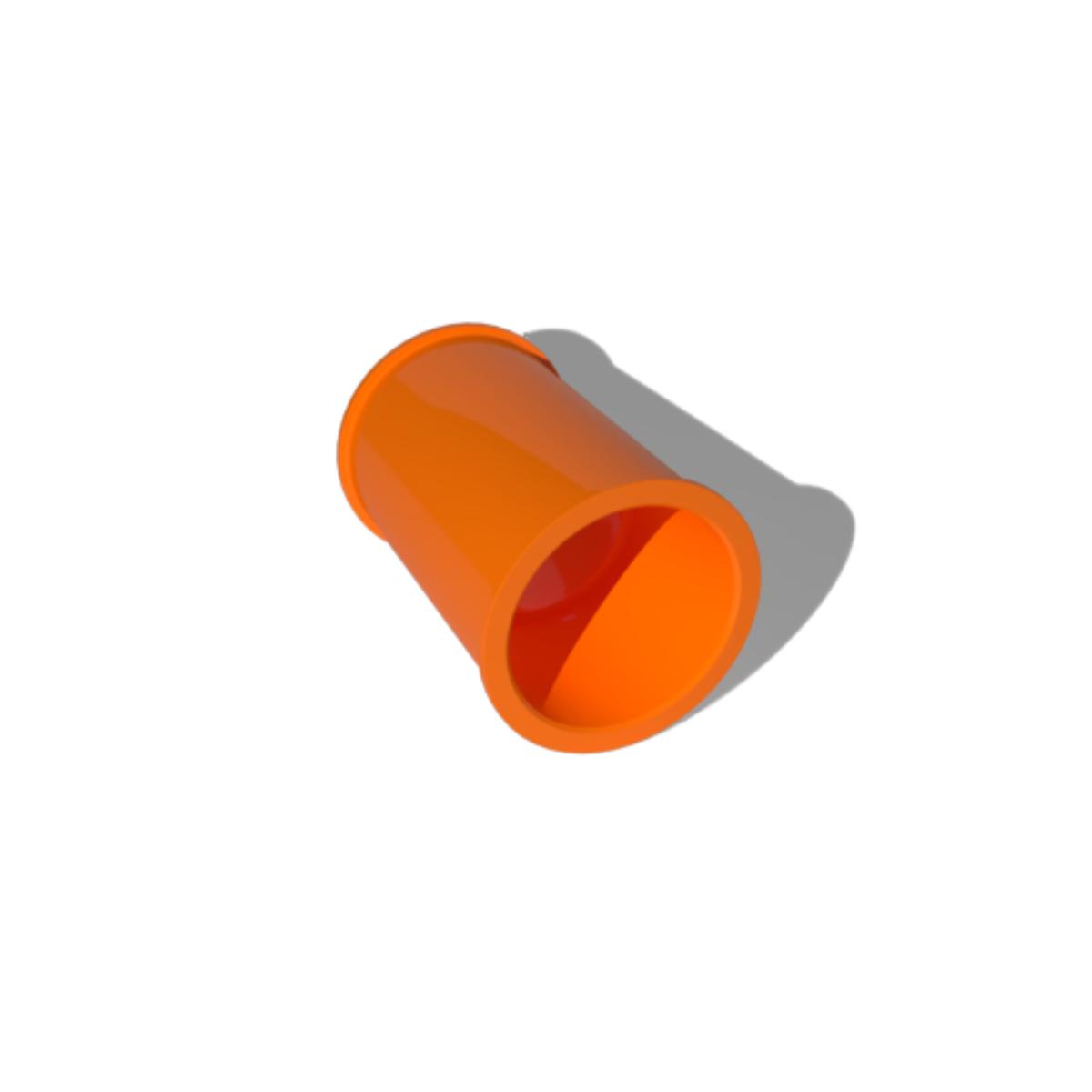 110MM PE TO 100MM PVC ADAPTOR ORANGE