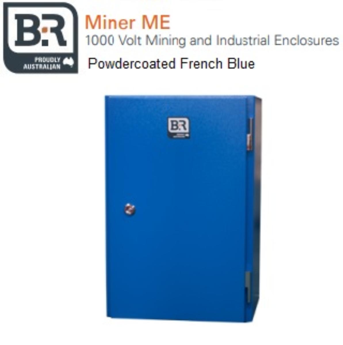 ENCLOSURE MINER ME 600X600X300MM BLUE