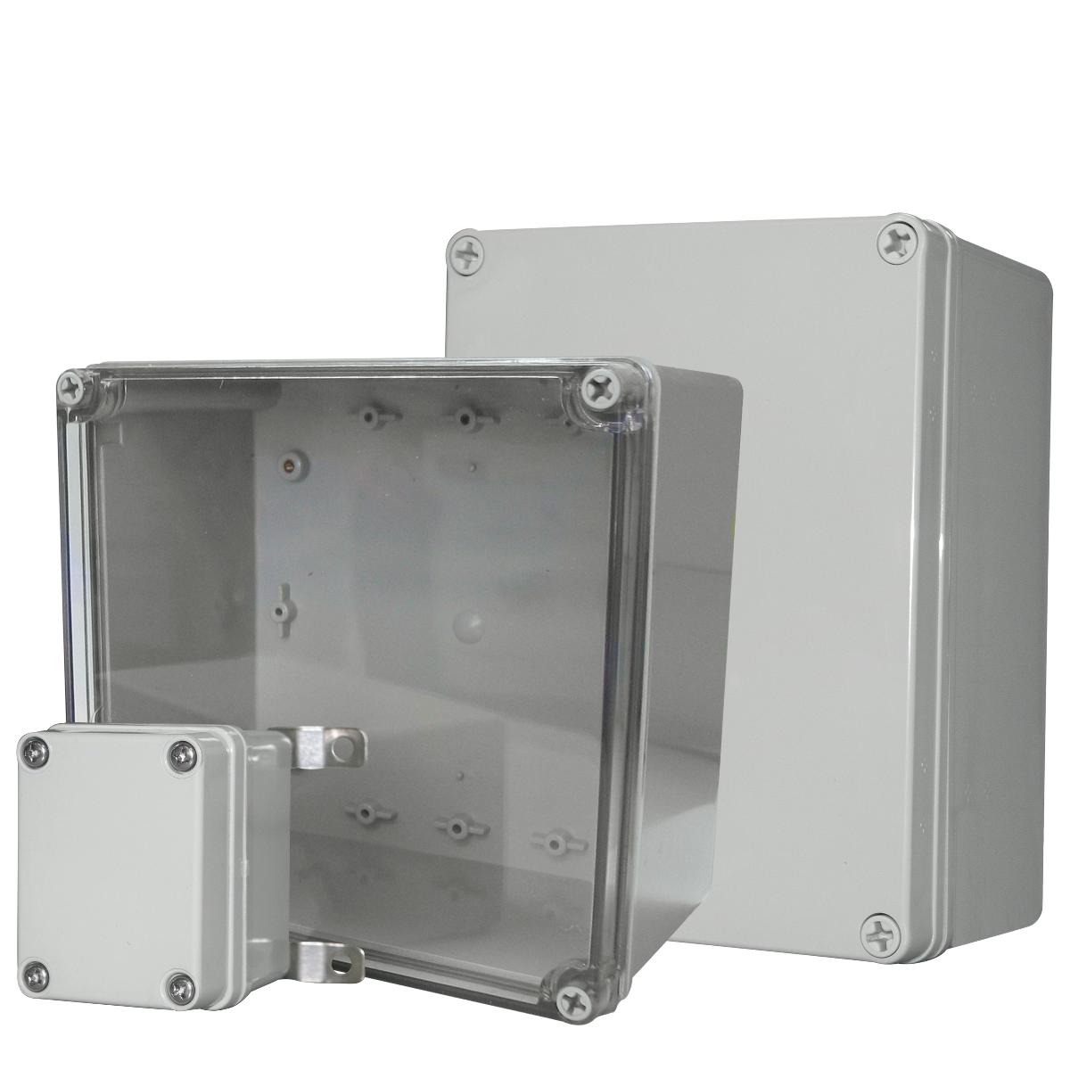 POLYNOVA PS ENCLOSURE 125X125X75MM GREY