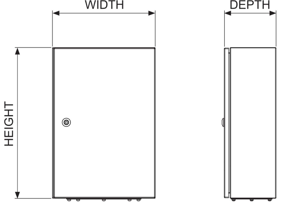METAL ENCLOSURE FORTE FR 300X200X150MM