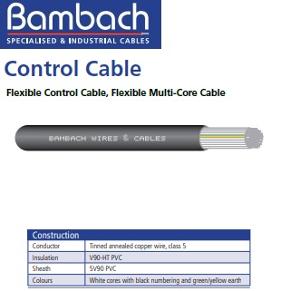 CONTROL FLEXIBLE 1.0MM 11C+E PVC BLACK