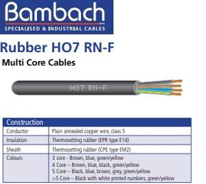 FLEXIBLE CABLE RUBBER 5C 4.0MM