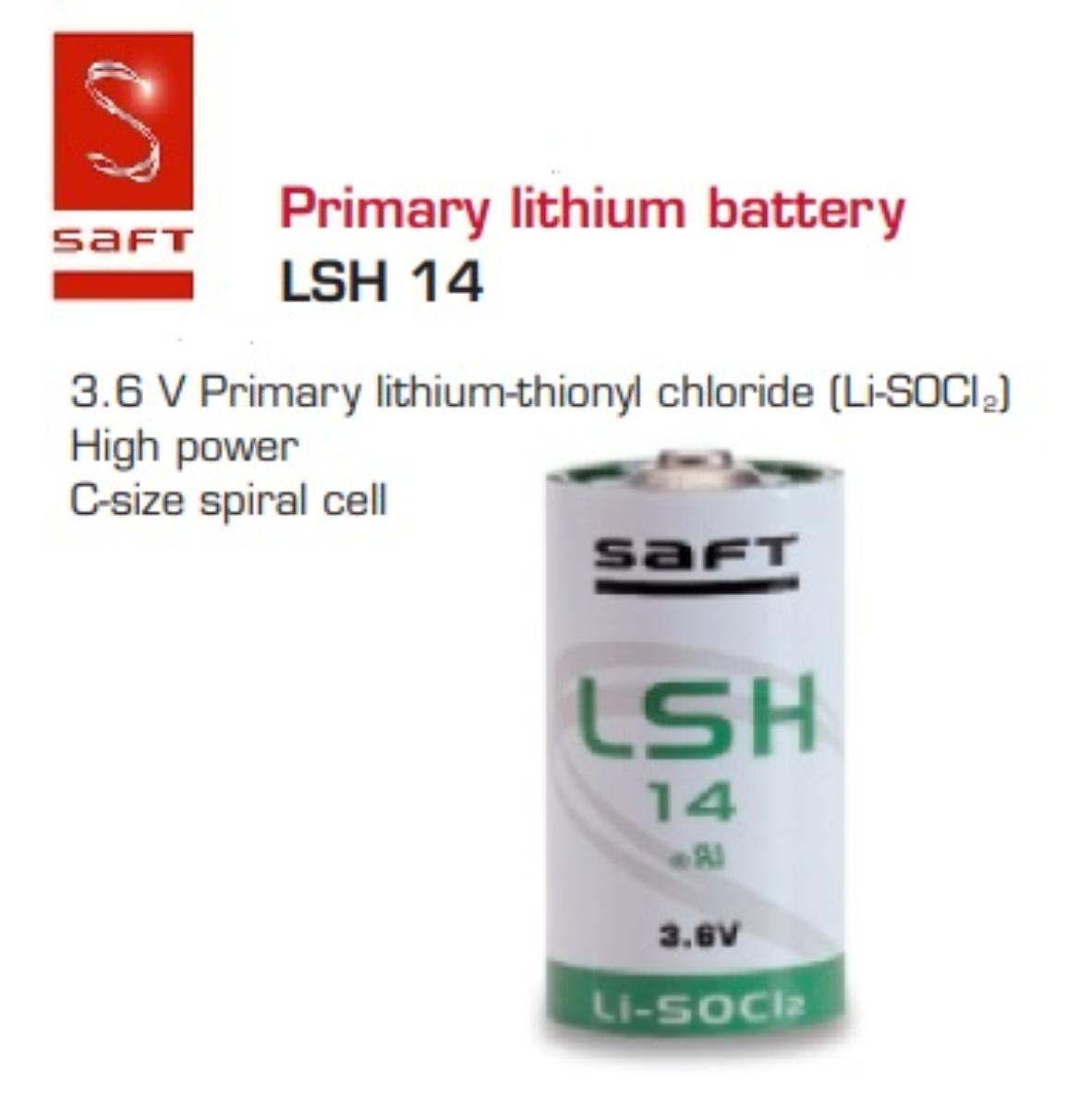 SAFT C SIZE 3.6V LITHIUM CELL