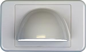 BULL NOSE WALL PLATE WHITE BULL NOSE WALL PLATE WHITE