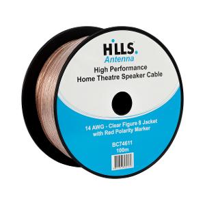 SPEAKER CABLE HOME THEATRE 14G CLEAR SPEAKER CABLE HOME THEATRE 14G CLEAR